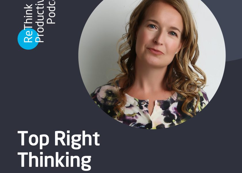 Top Right Thinking with our guest, Dulcie Swanston