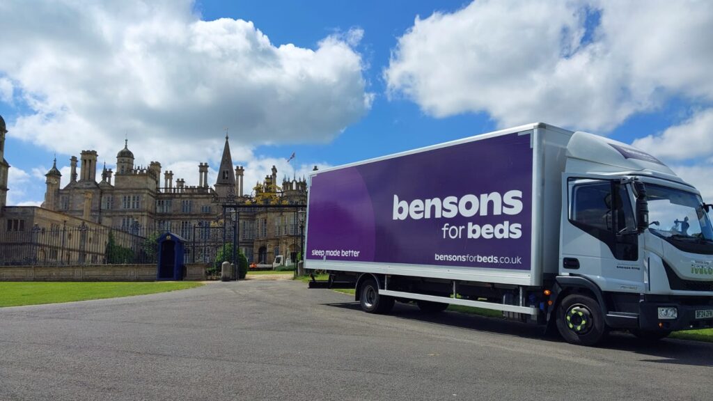Bensons for Beds van
